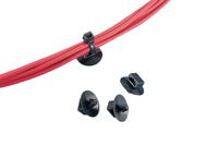151-01906-sfc3-pa66-bk HellermannTyton Self Adhesive Black Cable Tie Mount 22 mm x 15.5mm, 8.6mm Max. Cable Tie Width