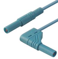 934085102 Hirschmann Test & Measurement, 32A, 1000V ac/dc, Blue, 2m Lead Length