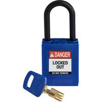 150366 Brady LOTO-101 Key Weatherproof Nylon, Plastic Padlock, 6.35mm Shackle, 38.00mm Body