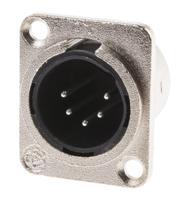 458-030 RS PRO Panel Mount XLR Connector, Male, 5 Way