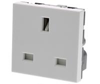 5-721-11 Legrand Arteor White 1 Gang Plug Socket, 13A, Type G - British, Indoor Use