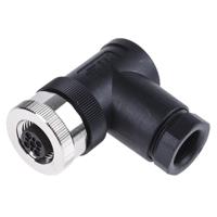 t4112002041-000 TE Connectivity Circular Connector, 4 Contacts, Cable, M12 Connector, Socket, Female, IP67, T411 Series