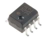 hcpl-070a-000e Broadcom, HCPL-070A-000E DC Input Darlington Output Optocoupler, Surface Mount, 8-Pin SOIC