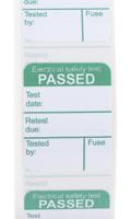 1000-971 Megger PAT Testing Label, For Use With PAT 400
