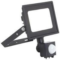 aedeled10cwpir Ansell Lighting AEDELED, Security Floodlight, 10 W, 950 lm, IP44 PIR, 220/240 V