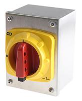 sds403rs Craig & Derricott 3P Pole Isolator Switch - 40A Maximum Current, 15kW Power Rating, IP65