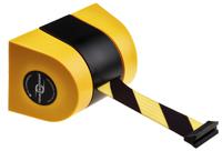 899-9-35-d4 Tensator Black & Yellow Retractable Barrier, 9m, Yellow/Black Tape