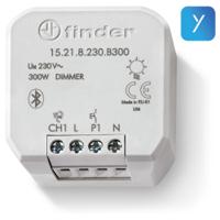 152182300200 Finder 1 Way 1 Gang Selector Dimmer Switch, 230V ac, 200W