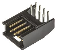 280389-2 TE Connectivity AMPMODU MOD II Series Right Angle Through Hole PCB Header, 8 Contact(s), 2.54 mm Pitch, 2 Row, Shrouded