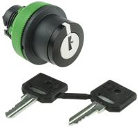 zb5fg0 Schneider Electric Harmony 3-position Key Switch Head, Latching, 30mm Cutout