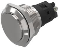 82-61622000 EAO 82 Series Push Button Switch, Latching, Panel Mount, 22.3mm Cutout, SPDT, 240V, IP65, IP67