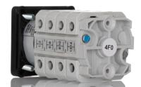 265-7669 RS PRO, 4PDT 3 Position 60° Changeover Cam Switch, 500V ac, 16A, Knob Actuator