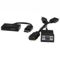dp2hdvga StarTech.com 2 port DisplayPort to HDMI, VGA Adapter, 150mm Length - 1920 x 1200 Maximum Resolution