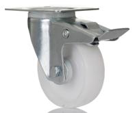 828-6271 RS PRO Braked Swivel Castor Wheel, 125kg Capacity, 100mm Wheel