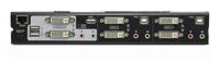 cs1642a Aten 2 Port USB DVI KVM Switch, 3.5 mm Stereo 2560 x 1600 Maximum Resolution