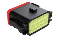 at06-12sa-rdblk Amphenol Industrial, AT Cable connector Plug 12 Way, Crimp Termination AT06-12SA-RDBLK