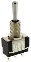 mta106e KNITTER-SWITCH Toggle Switch, Panel Mount, On-Off-On, SPDT, Solder Terminal, 250V ac