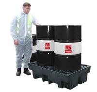 189-0053 RS PRO Polyethylene Drum Pallet for Oil