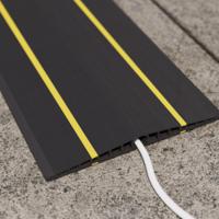 137-624 RS PRO 2m Black/Yellow EV Cable Cover, 18mm Inside dia.