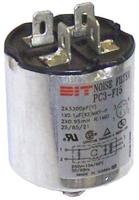 pc3-f15p Roxburgh EMC, PC3 15A 250 V ac/dc, Screw Mount RFI Filter, Tab, Single Phase