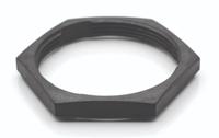 ahdp18-pn01 Amphenol Industrial Black Panel Nut, Shell Size 18 for use with Rear Mounting Housing