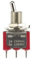 734-7097 RS PRO Toggle Switch, Panel Mount, On-(On), SPDT, Solder Terminal