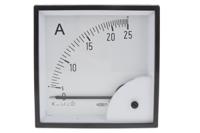 d96mis25a1-001 HOBUT D96SD Analogue Panel Ammeter 0/25A Direct Connected AC, 92mm x 92mm Moving Iron
