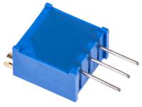 3299w-1-202lf 2kΩ, Through Hole Trimmer Potentiometer 0.5W Top Adjust Bourns, 3299