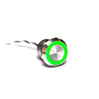 mc22mosgr Bulgin Capacitive Switch Momentary NO,Illuminated, Green, Red, IP68, IP69K Stainless Steel