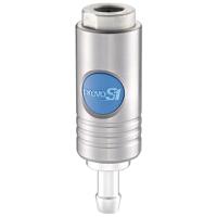 isi-111810 PREVOST Stainless Steel Safety Quick Connect Coupling, 10mm Hose Barb