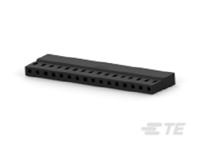 2316102-6 TE Connectivity, AMPMODU Female PCB Connector Housing, 2mm Pitch, 6 Way, 1 Row