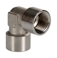 176-1081 RS PRO Brass Pipe Fitting, 90° Threaded Elbow, Female G 3/8in to Female G 3/8in