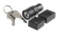 61-9210061-9220061-9230061-21010d EAO IP65 Key Switch, 5 A @ 250 V ac 2-Way Flat-Key