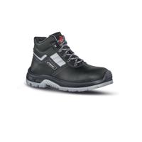 0ua10574-42 UPower STAR Black Composite Toe Capped Men's Ankle Safety Boots, UK 8, EU 42