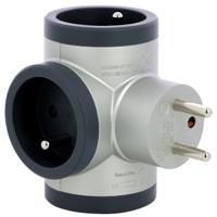 049438 Legrand French / German Multi Outlet Plug, 16A, Plug-In