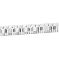 r9exhs13 Schneider Electric Distribution Block, 13 Way, 63A, 230 V, White