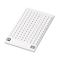 08042800001 Phoenix Contact, SK Marker Card for use with  for use with Terminal Blocks