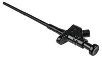 930113100 Hirschmann Test & Measurement Black Grabber Clip with Pincers, 5A, 60V dc, 4mm Socket