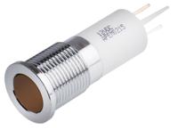 843-2519 RS PRO Orange Panel Mount Indicator, 10.8 → 13.2V dc, 14mm Mounting Hole Size, IP67