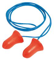 3301130 Honeywell Safety Blue, Red Disposable Corded Ear Plugs, 37dB Rated, 100 Pairs