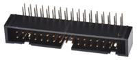 hif3fc-34pa-254ds71 Hirose HIF3FC Series Right Angle Through Hole PCB Header, 34 Contact(s), 2.54 mm Pitch, 2 Row, Shrouded