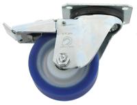 36439-fr LAG Braked Swivel Castor Wheel, 200kg Capacity, 100mm Wheel