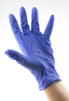 mfnp10004 Polyco Healthline Indigo Purple Powder-Free Nitrile Disposable Gloves, Size XL, 100 per Pack