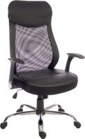 221-6332 RS PRO Black Fabric Executive Chair, 110kg Weight Capacity