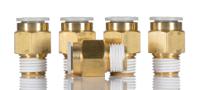 kq2h10-02as SMC Pneumatic Straight Threaded-to-Tube Adapter, R 1/4 Male, Push In 10 mm