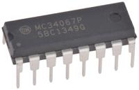 mc34067pg onsemi MC34067PG, Dual PWM Controller, 20 V, 2200 kHz 16-Pin, PDIP