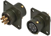 62gb-12e10-07sn Amphenol Limited, 62GB 7 Way Box Mount MIL Spec Circular Connector ReceptacleOlive, Socket Contacts,Shell Size 10,