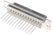 09670254707 HARTING 0967 25 Way Panel Mount D-sub Connector Socket, 2.76mm Pitch