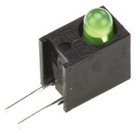 113-314-04 Marl , Green Right Angle PCB LED Indicator, Through Hole 2.2 V