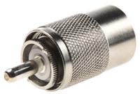 j01040a0602 Telegartner, Plug Cable Mount UHF Connector, 50Ω, Straight Body